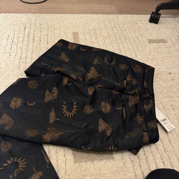 Scotch & Soda | NWT | Navy and Bronze Patterned Trousers - Picture 6 of 8